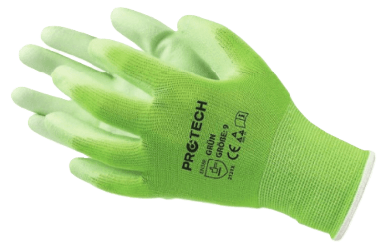 Protech Grobtjst Zelene rukavice